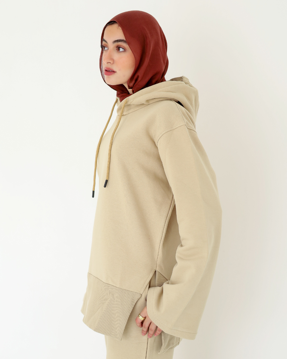Beige Comfy Hoodie