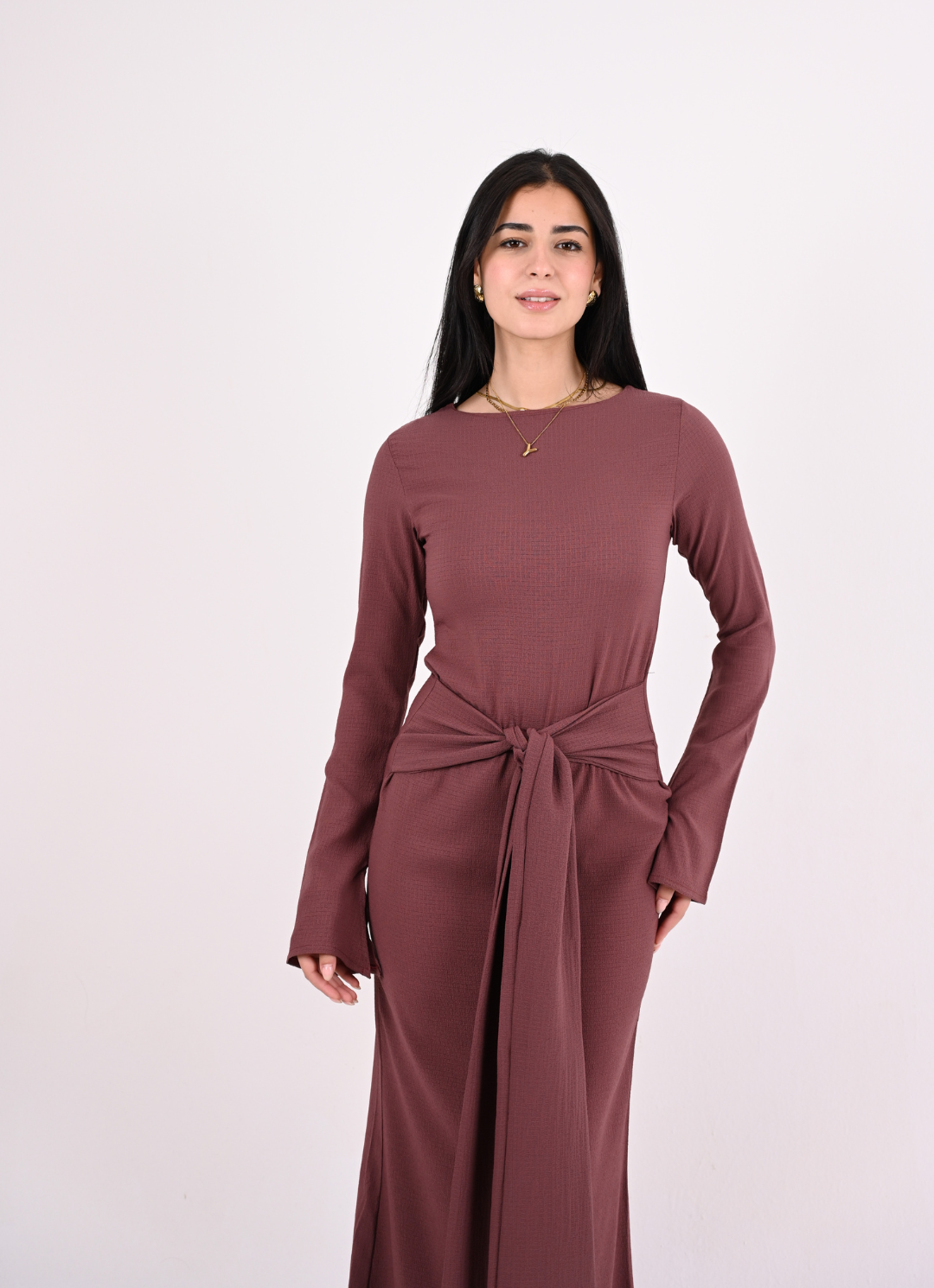 Berry Tie Dress
