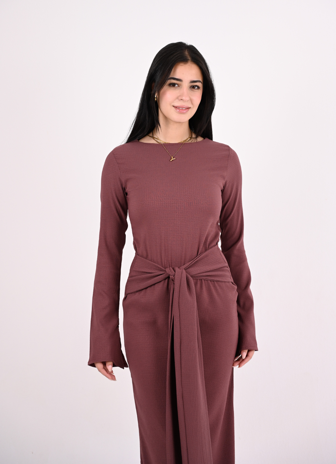 Berry Tie Dress