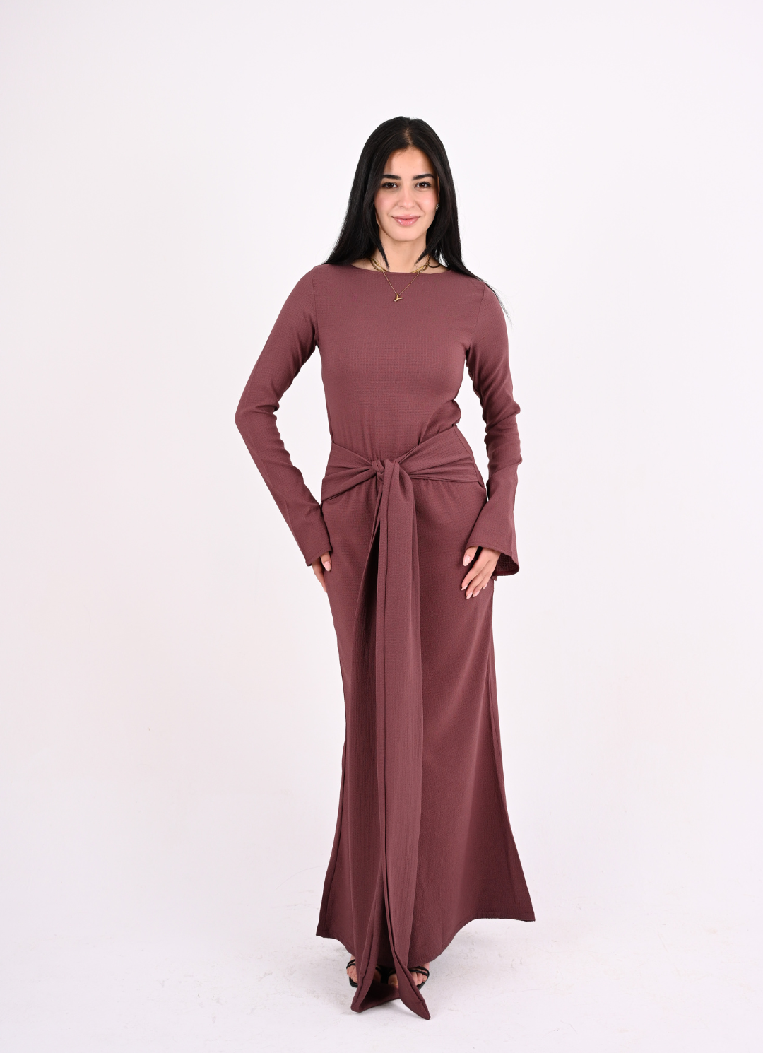 Berry Tie Dress
