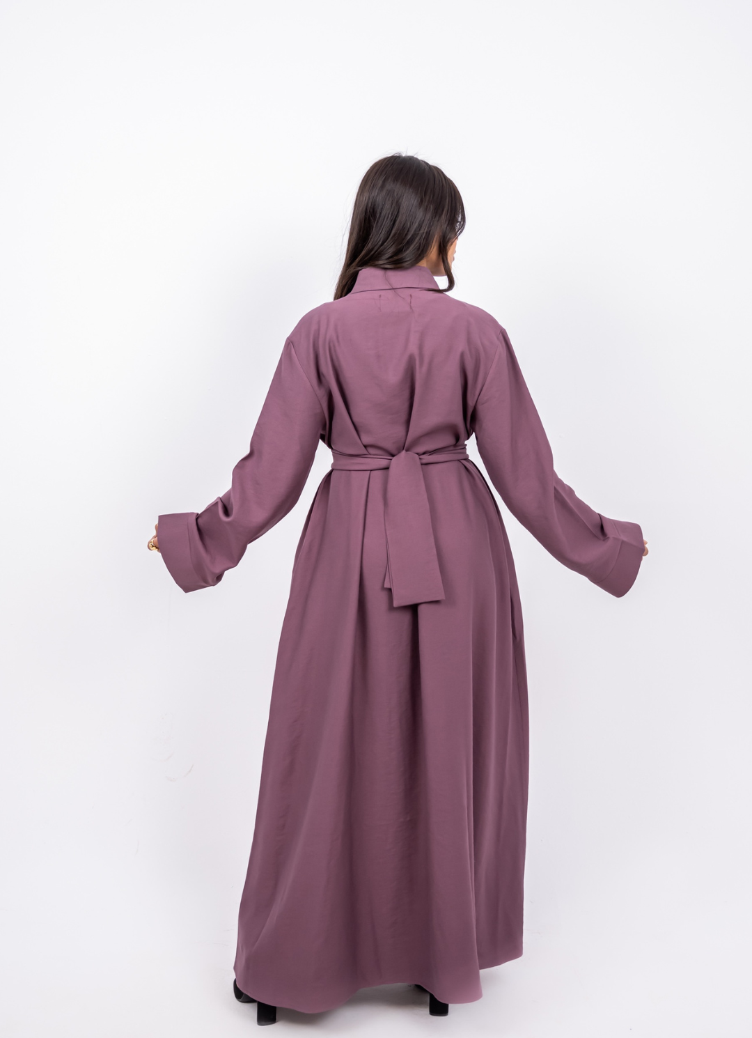 Ghazal Mauve Shirt Dress