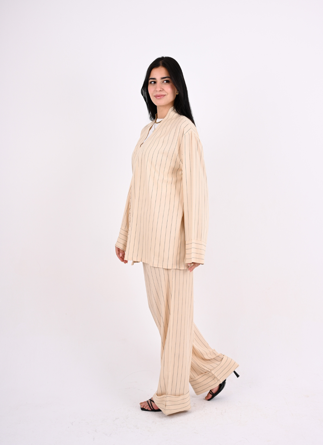 Beige Stripes Set