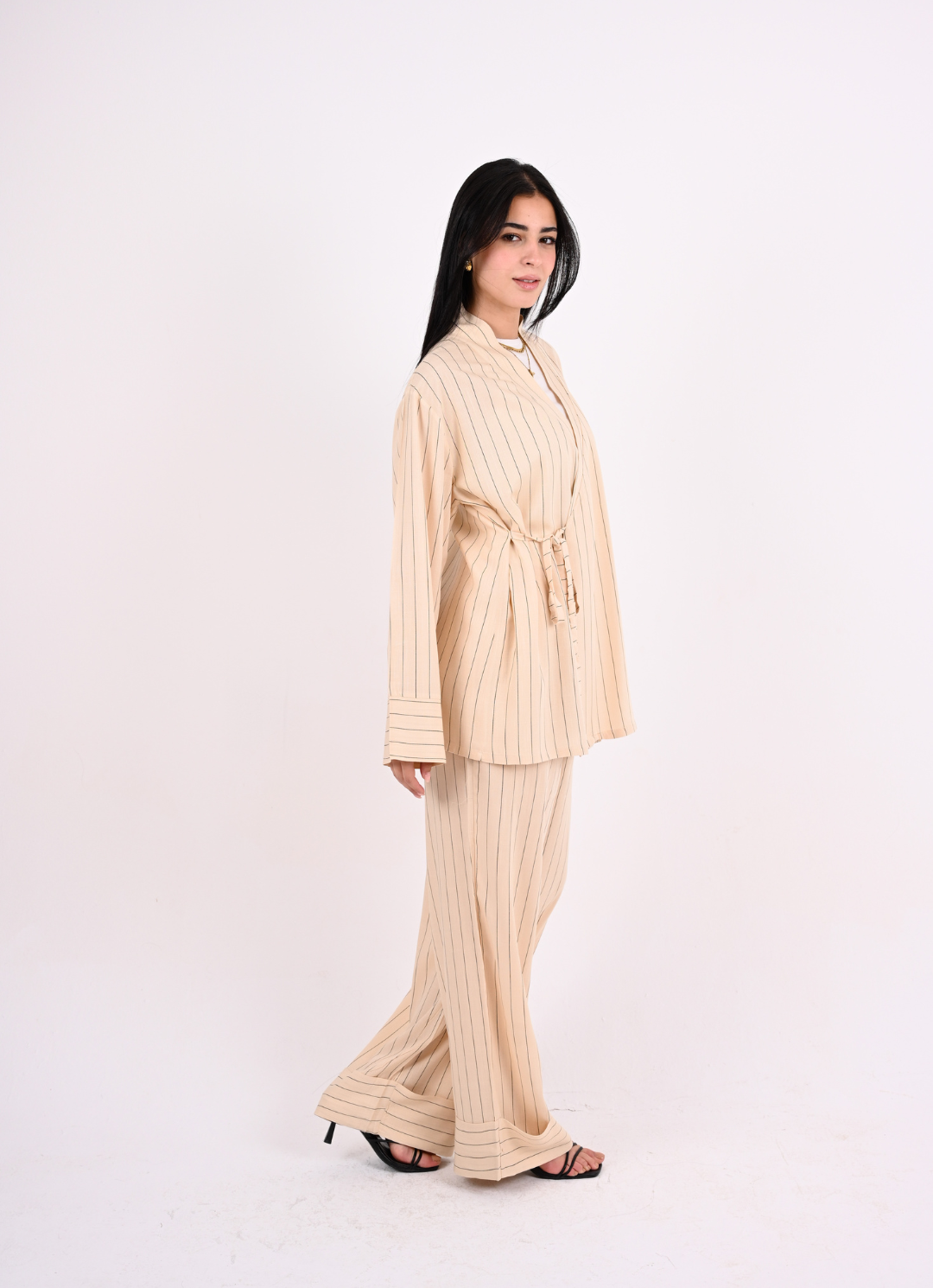 Beige Stripes Set