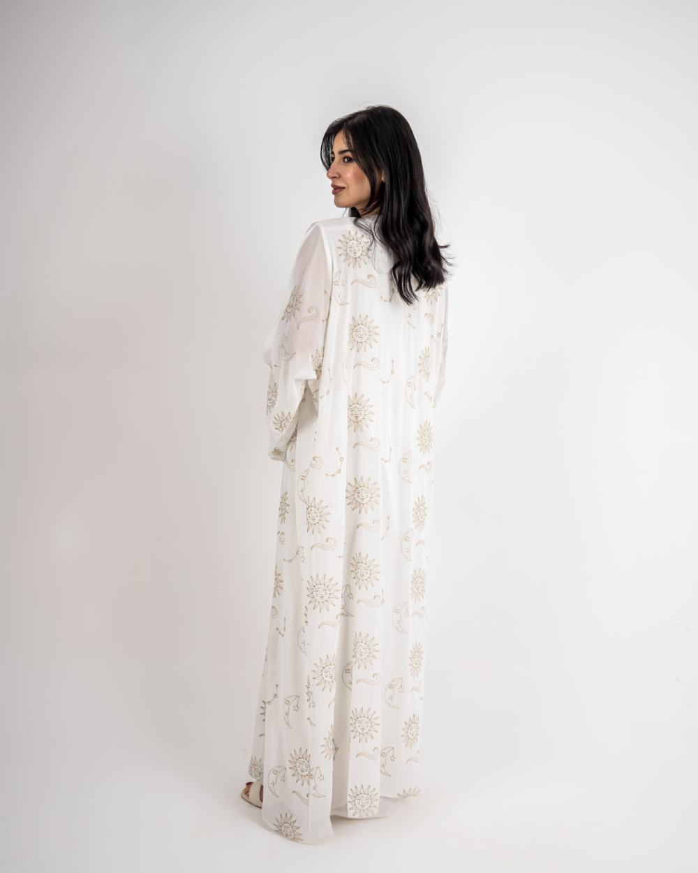 White Embroidered Coverup