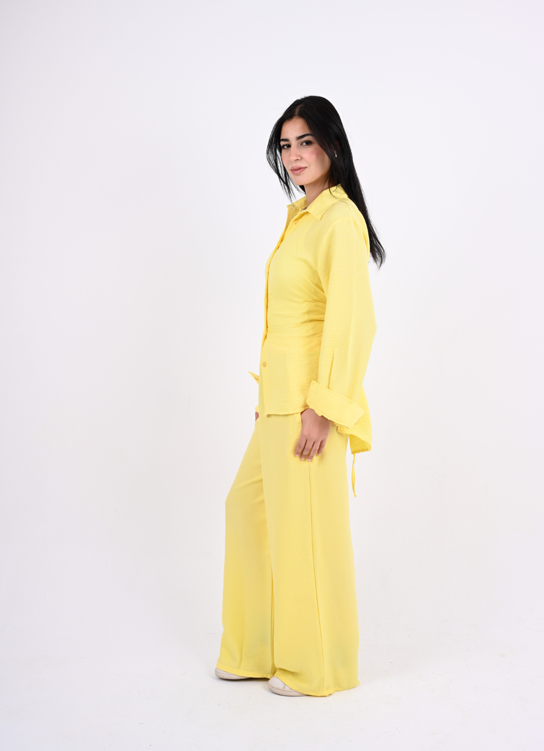 Yellow Linen Shirt