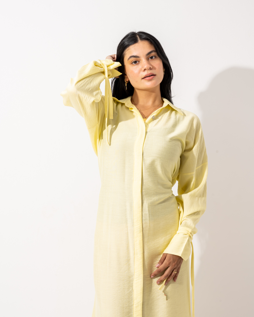 Yellow Shirt Dress Yeilda Yellow Shirt Dress Yeilda