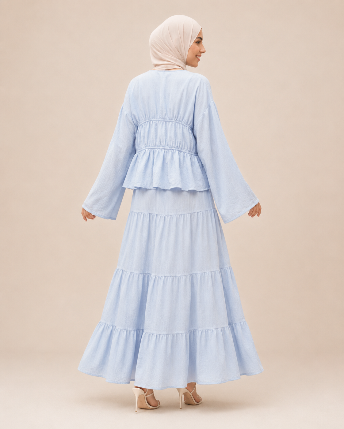 Baby Blue Flowy Set