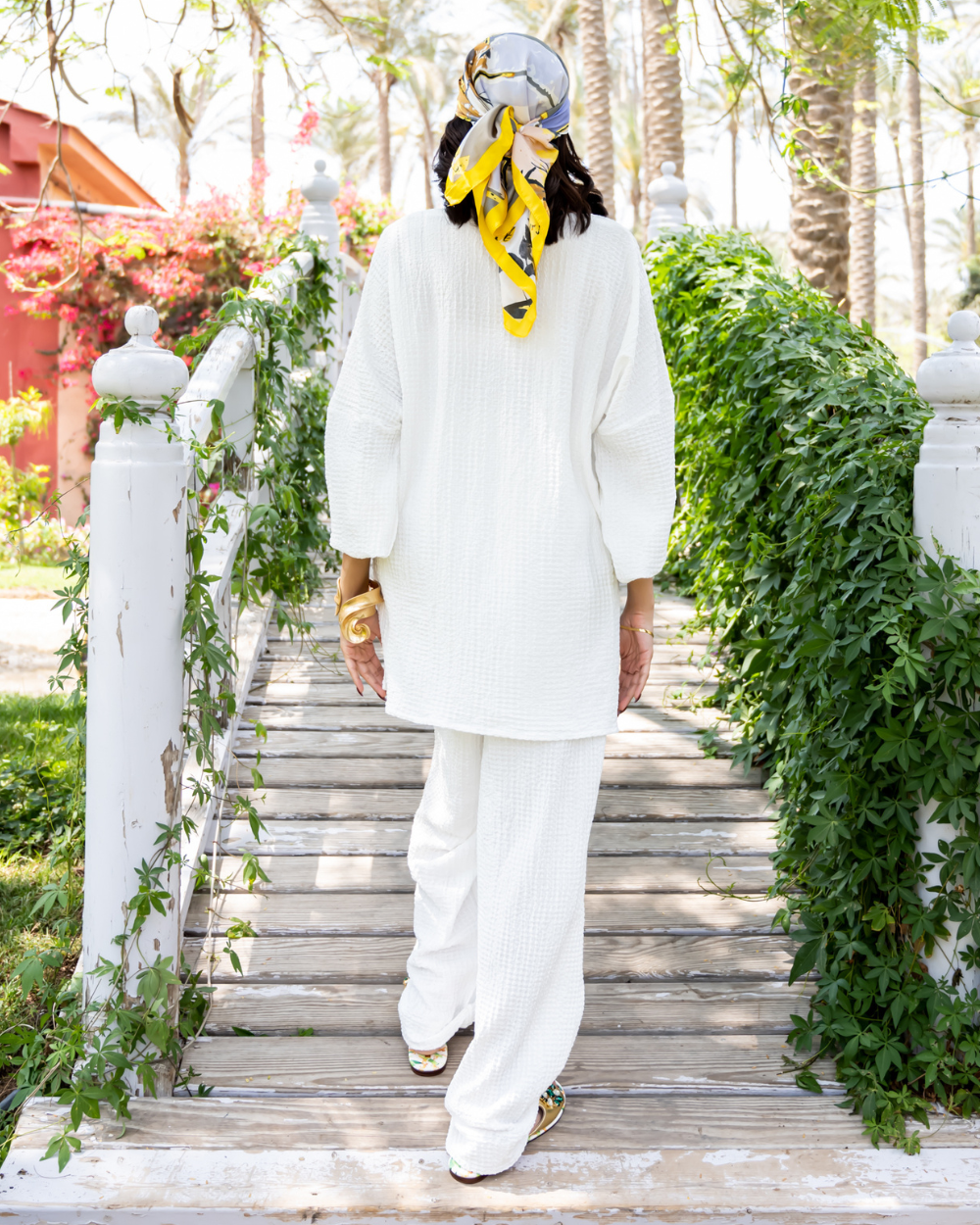 White Flowy Blouse