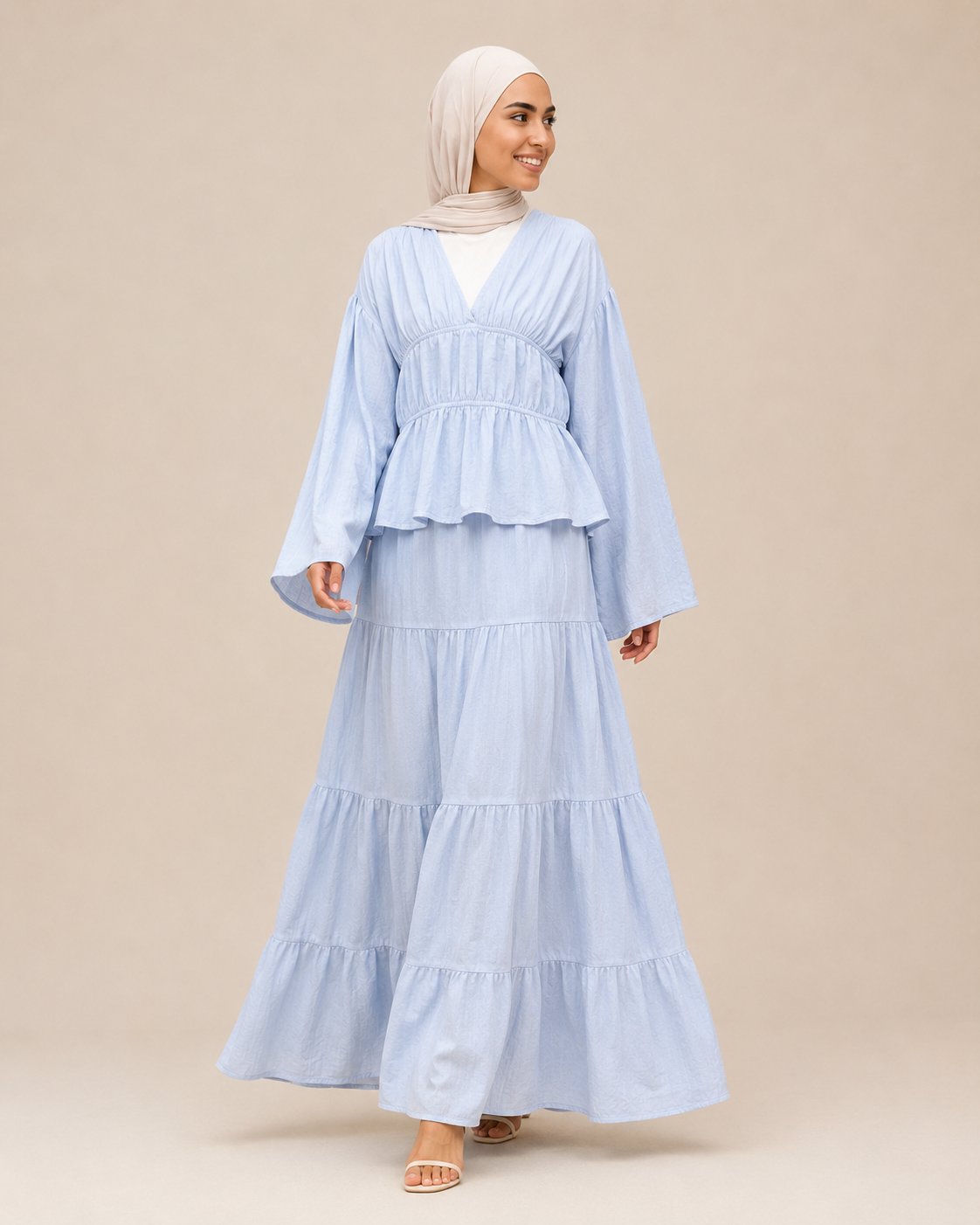 Baby Blue Flowy Set