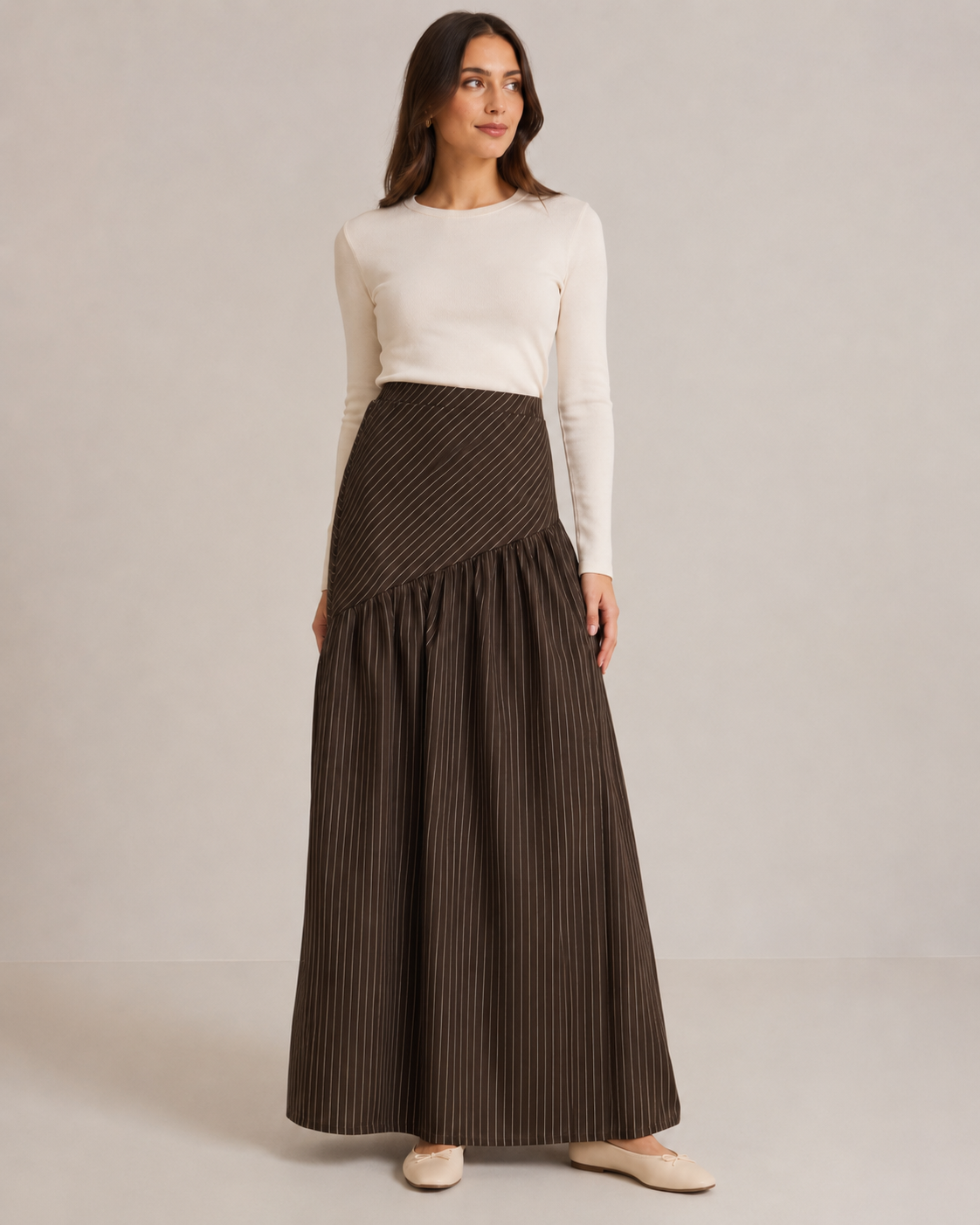 Samar Brown Skirt