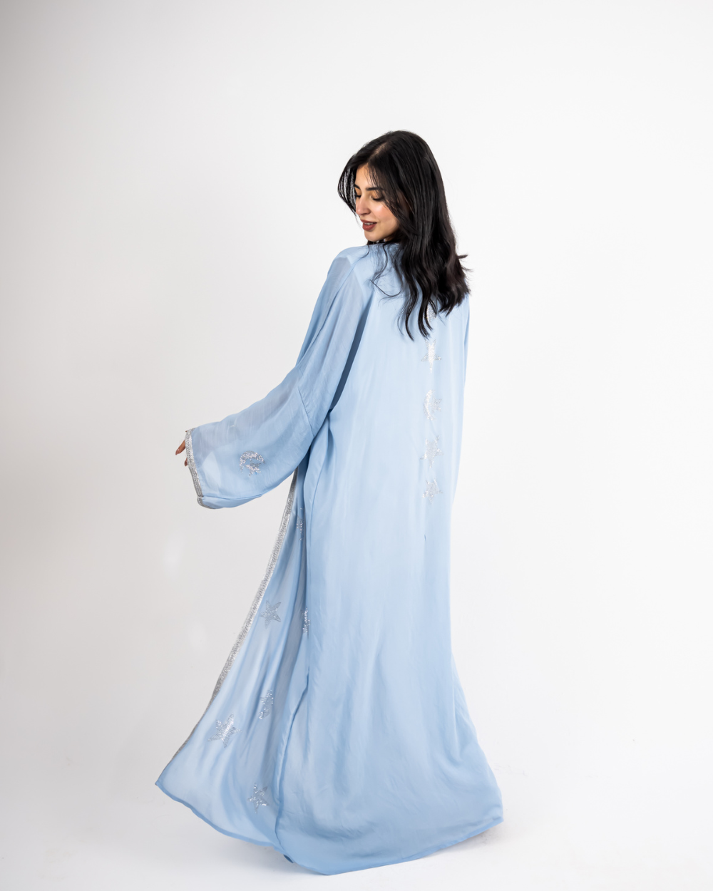 Baby Blue Stars Kaftan