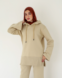 Beige Comfy Hoodie