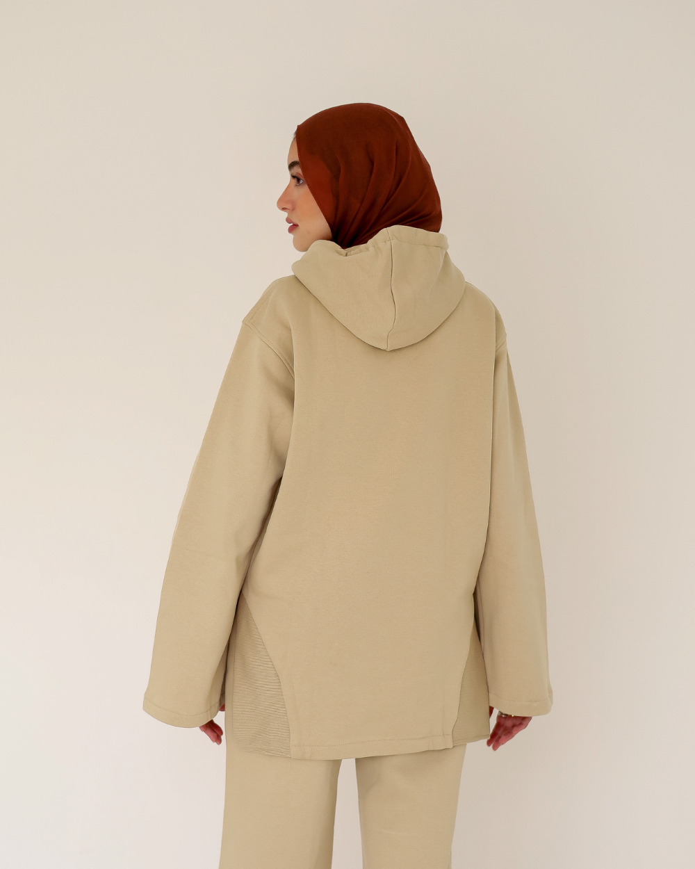 Beige Comfy Hoodie