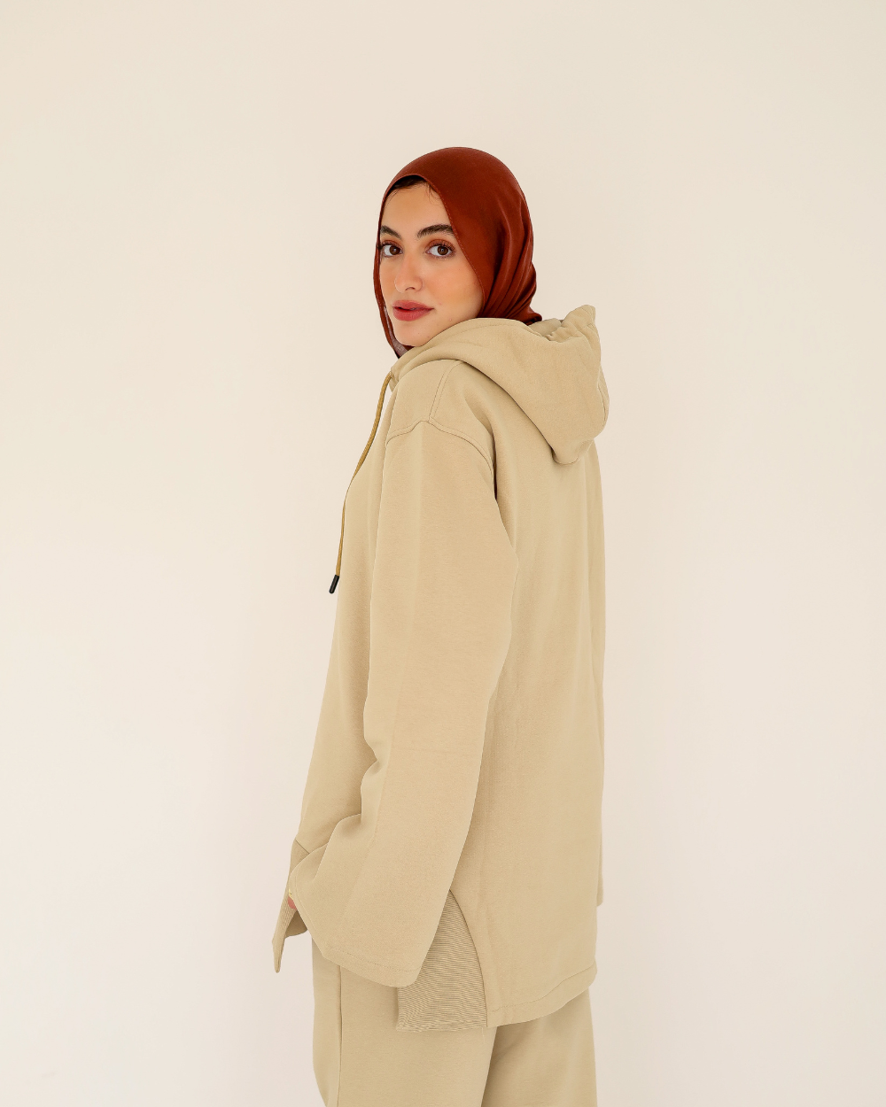 Beige Comfy Hoodie