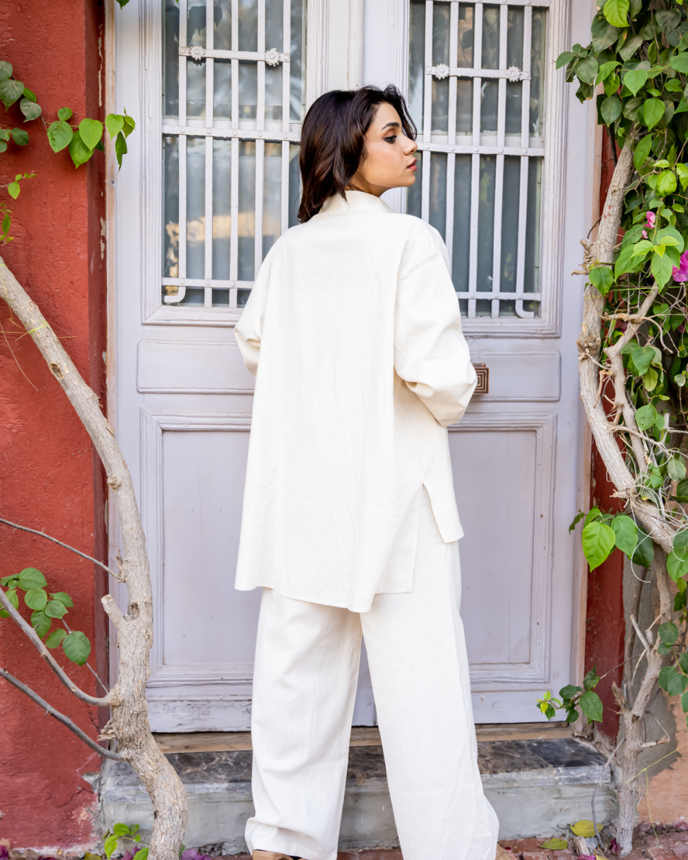 Beige Linen Shirt