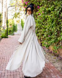 Beige Shirt Dress