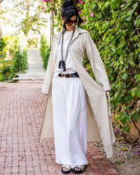 Beige Shirt Dress