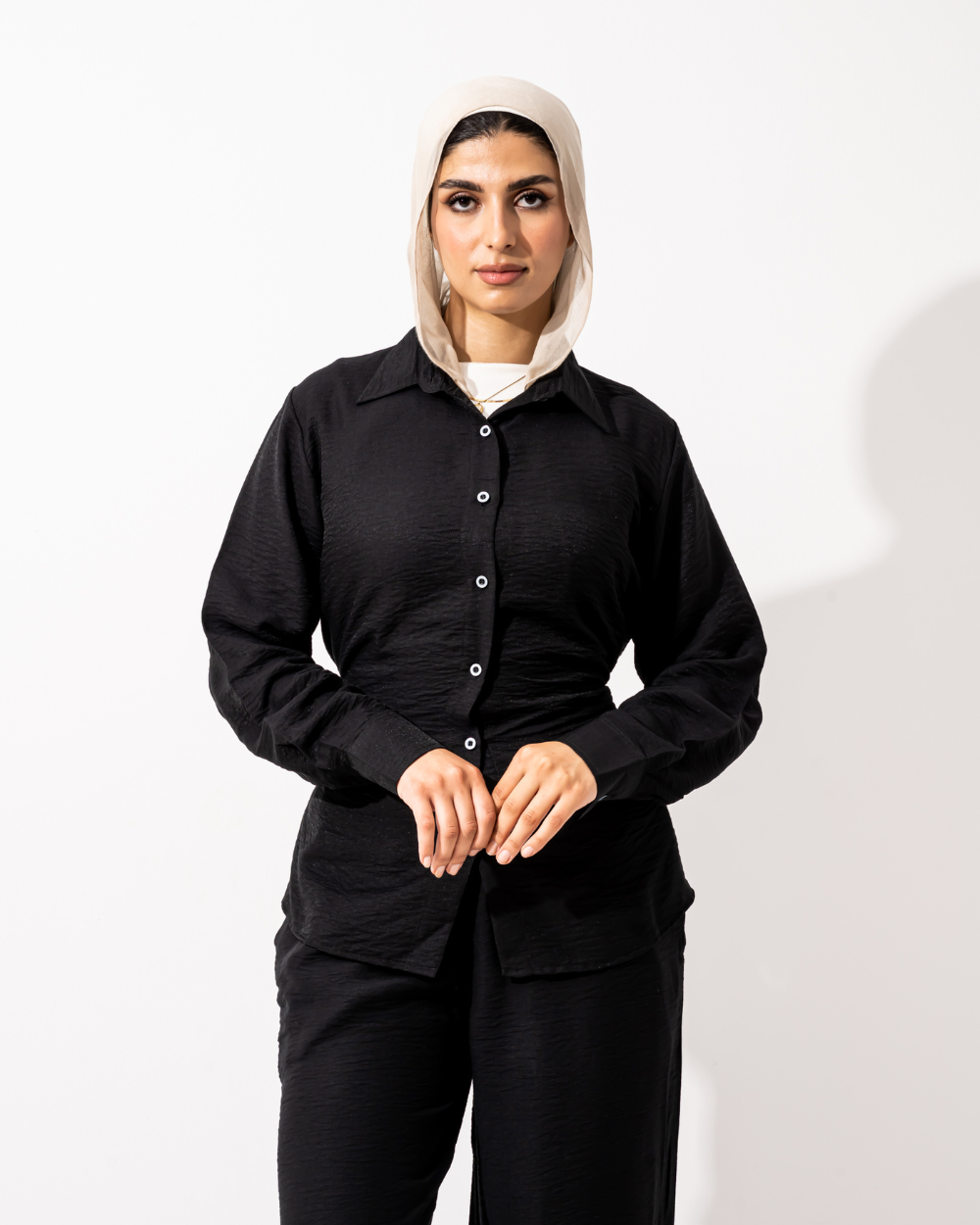 Black Linen Shirt