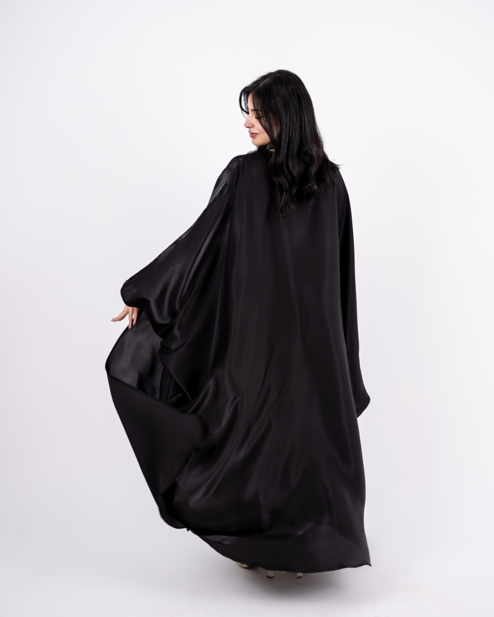 Black Shimmer Kaftan