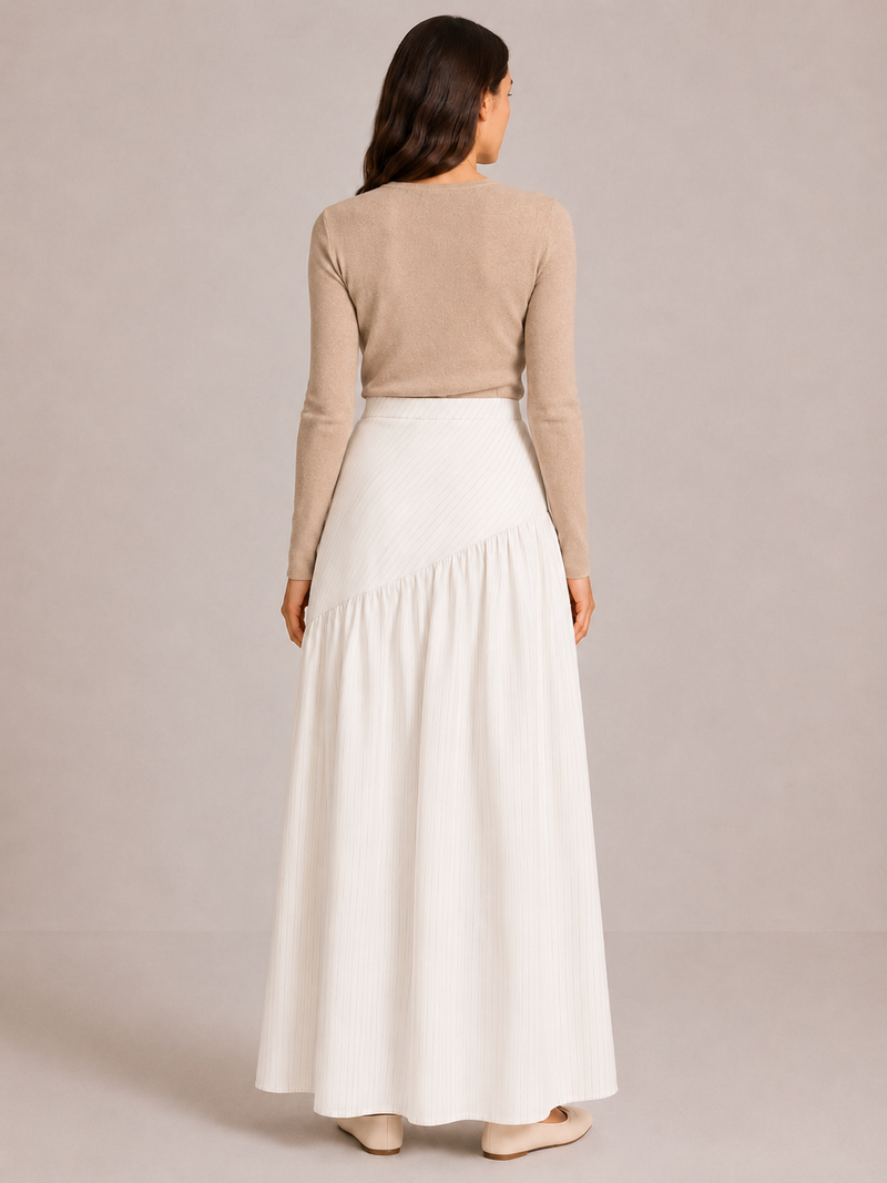 Samar White Skirt