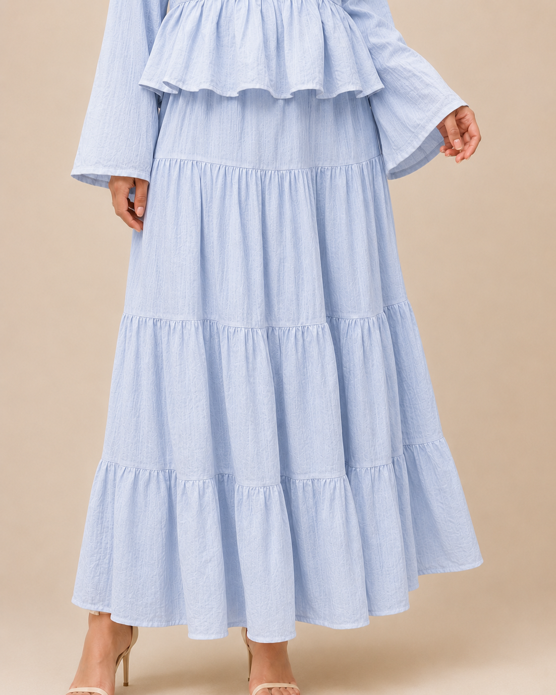 Baby Blue Flowy Set