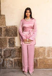 Pink Silk And Spice Soiree Set