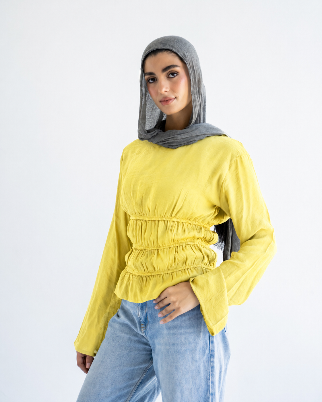 Yellow Straps Blouse