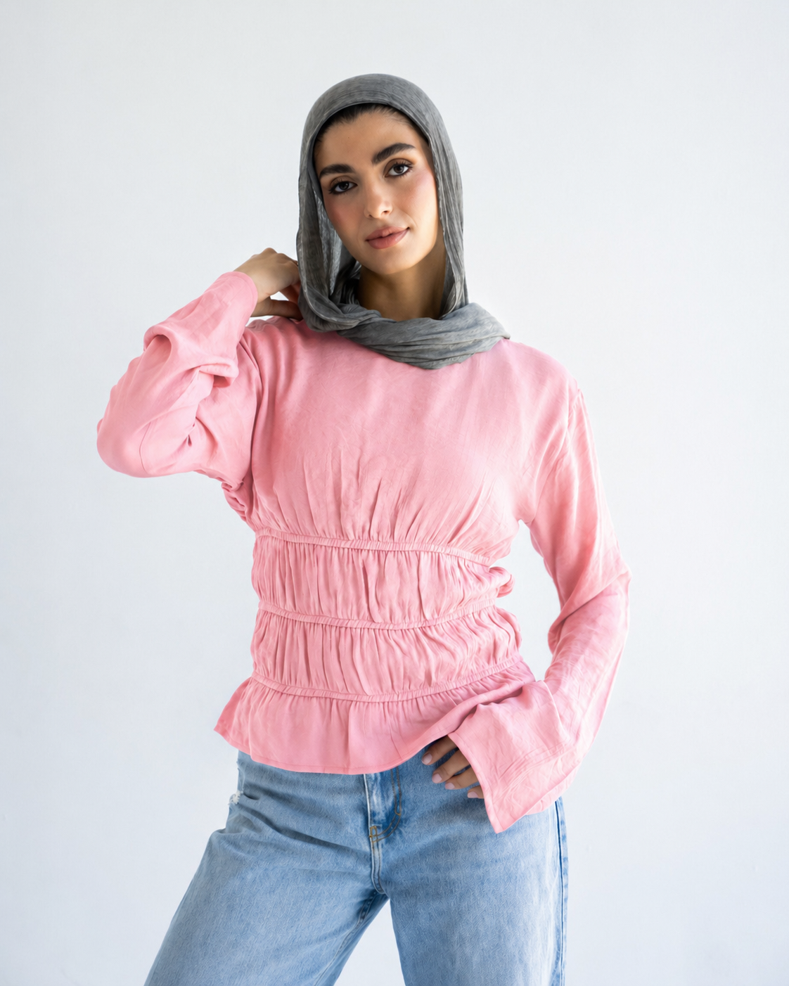 Pink Straps Blouse