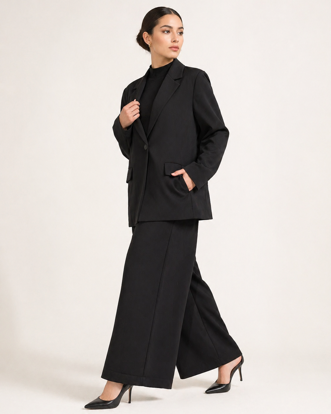 Black Wide Leg Pants