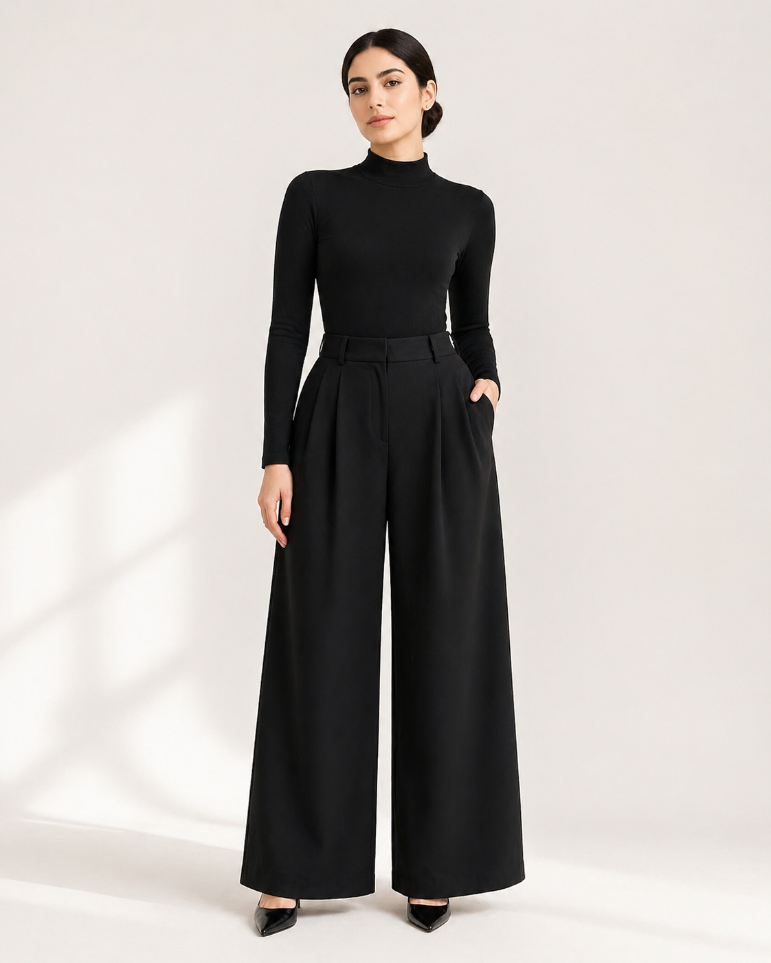 Black Wide Leg Pants