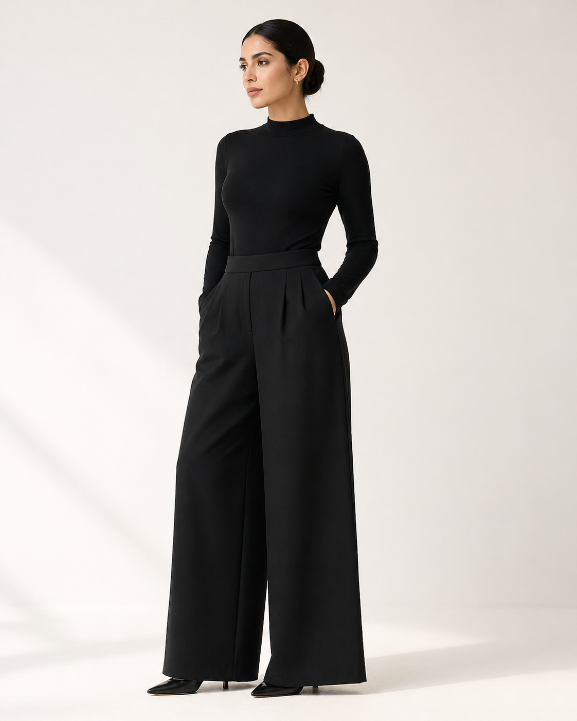 Black Wide Leg Pants