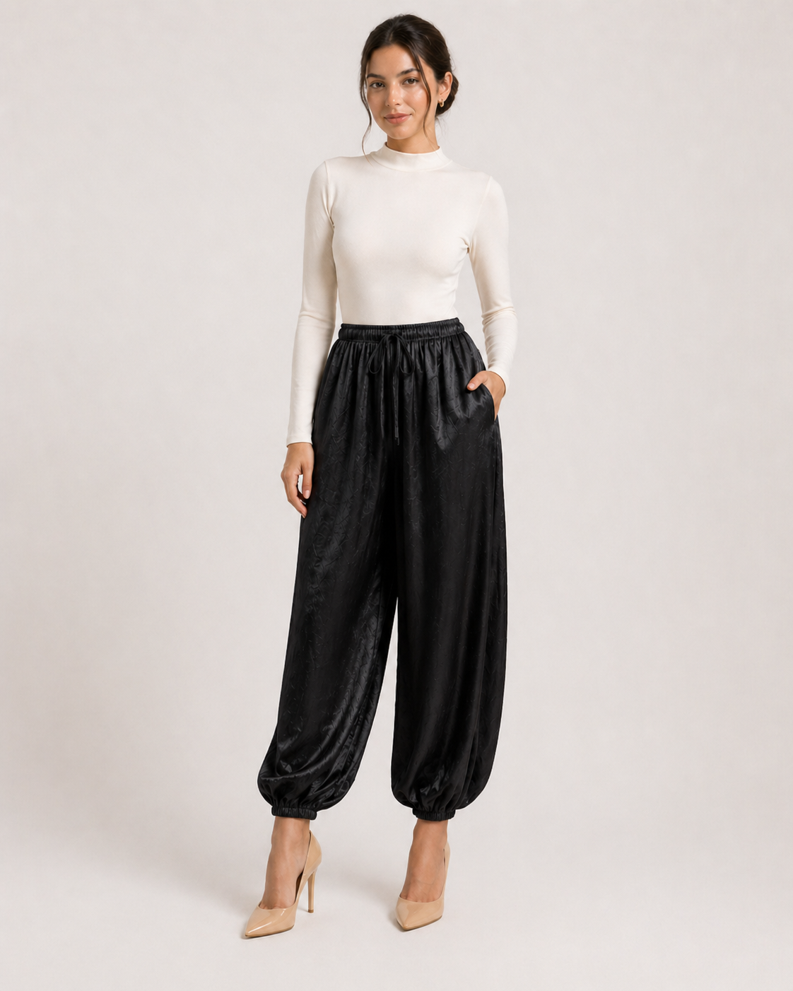 Black Balloon Pants