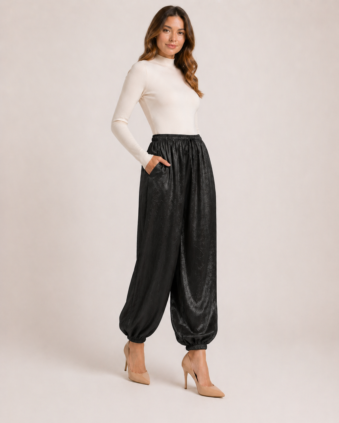 Black Balloon Pants