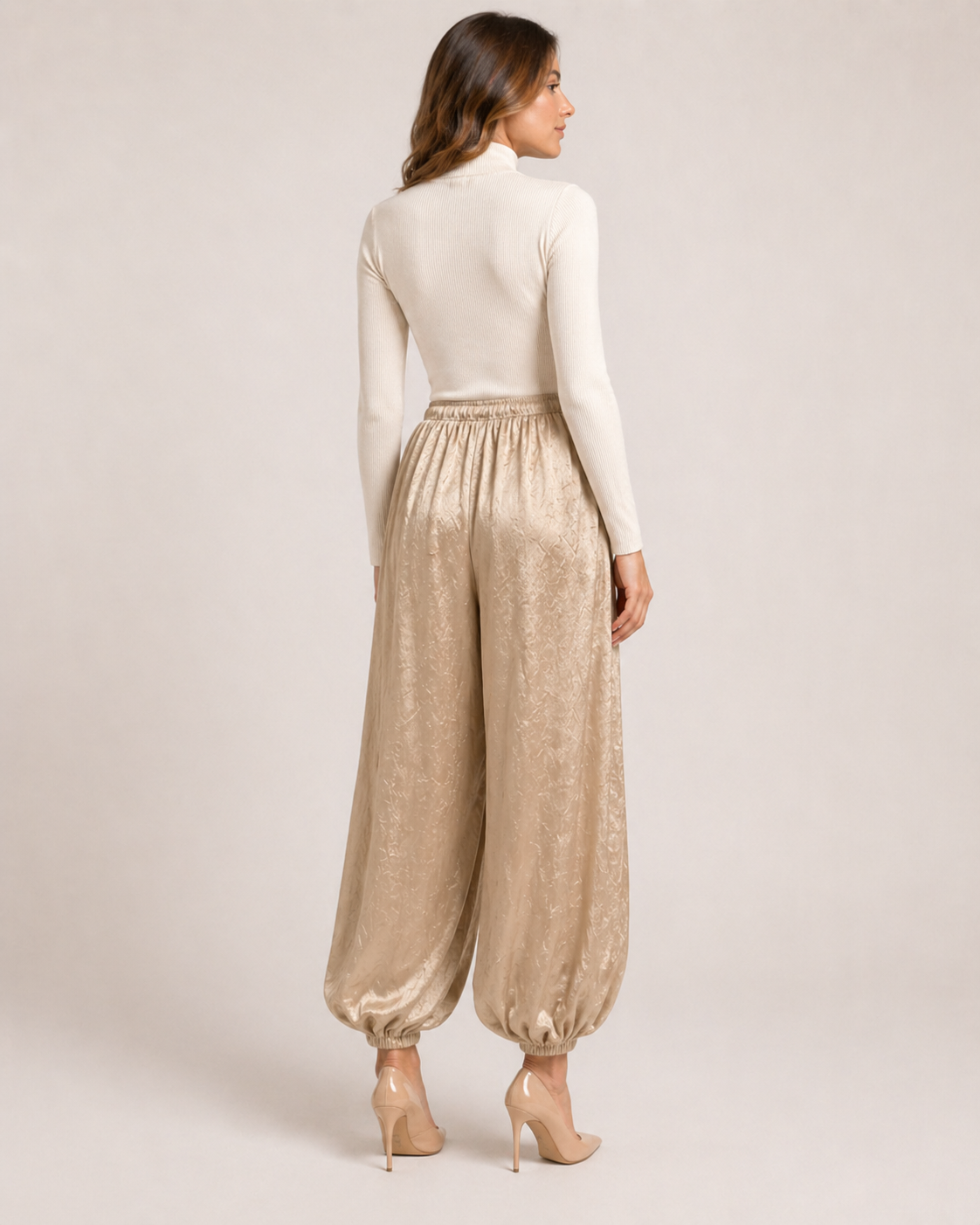 Gold Balloon Pants