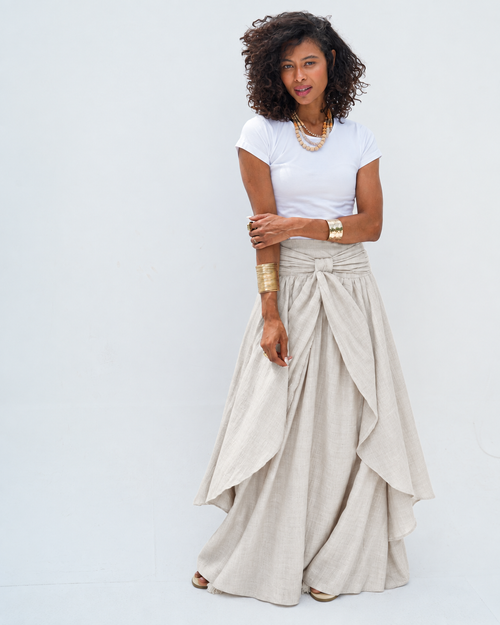Beige Skirt