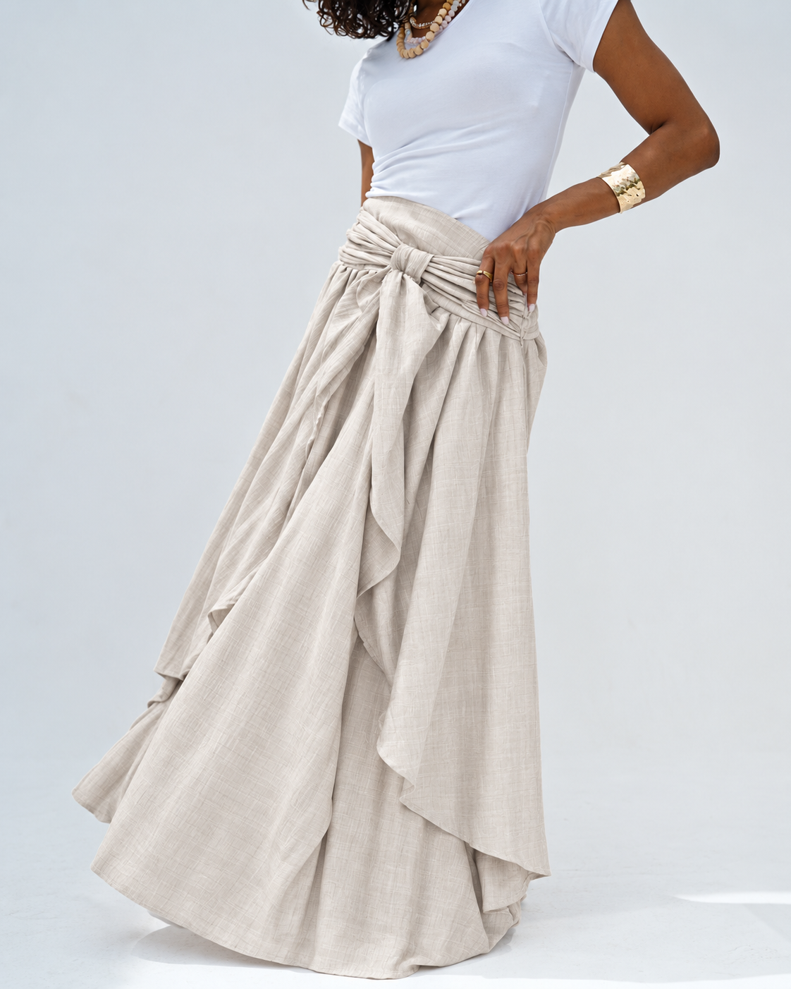 Beige Skirt