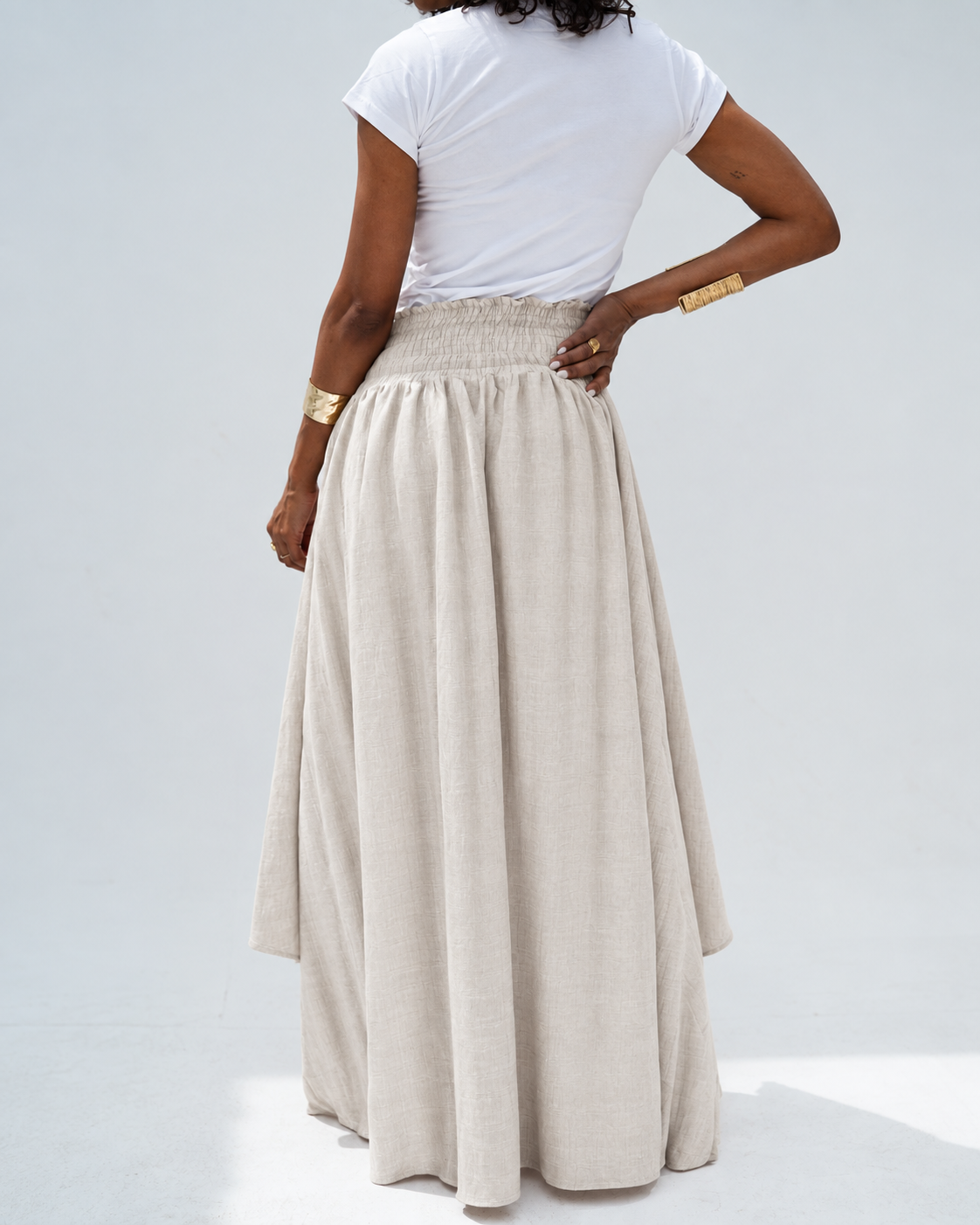 Beige Skirt