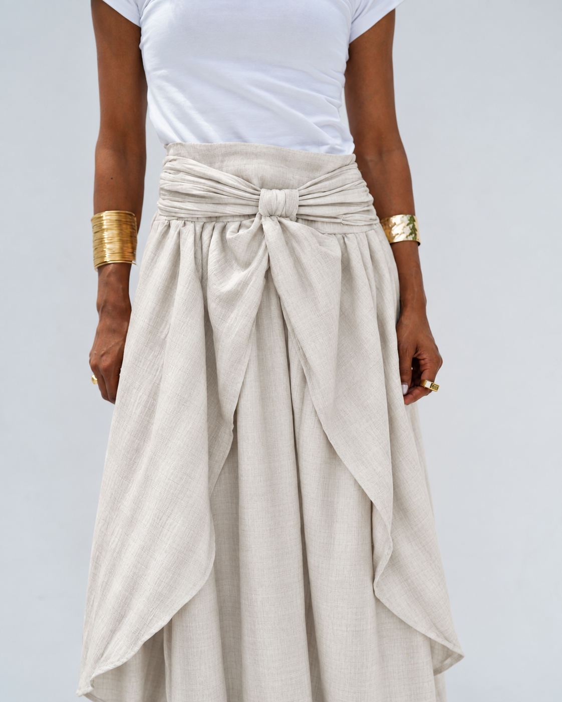 Beige Skirt