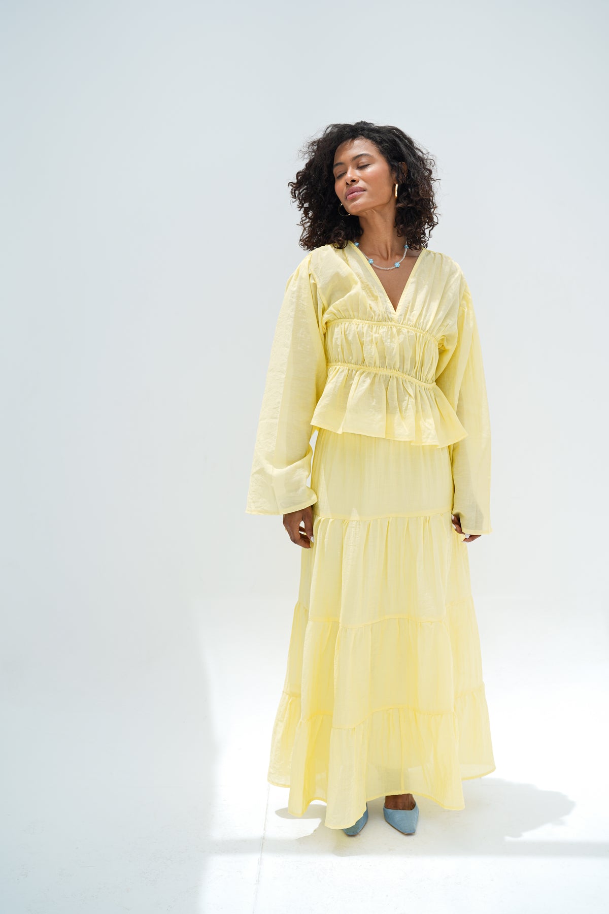 Yellow Flowy Set
