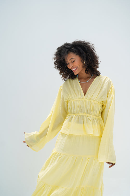 Yellow Flowy Set