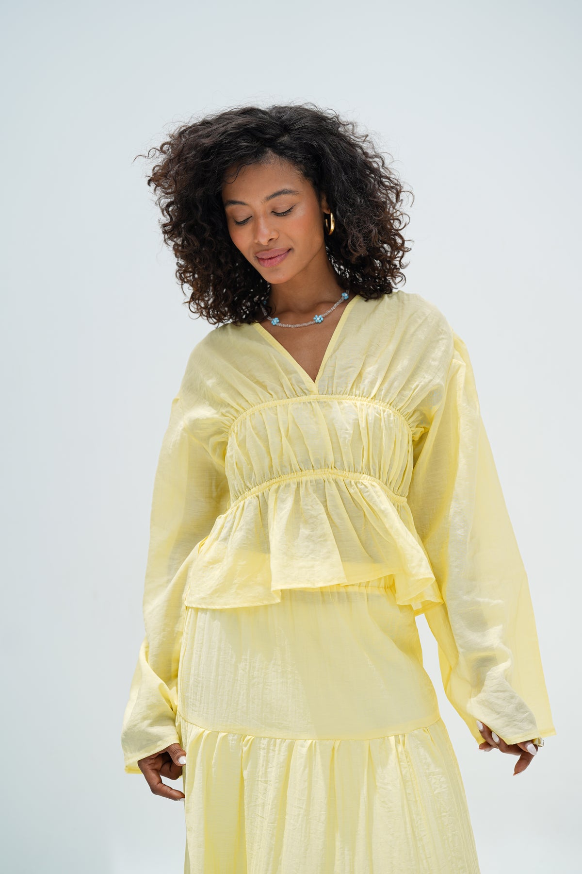 Yellow Flowy Set