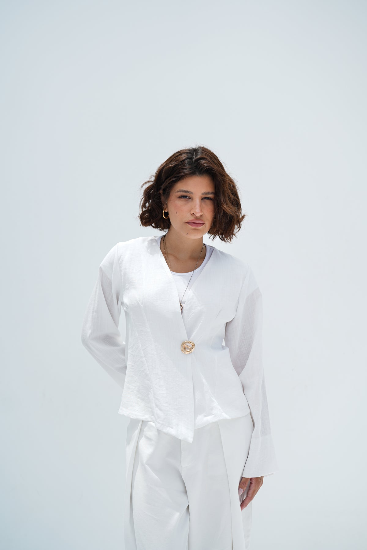 White KK Blouse