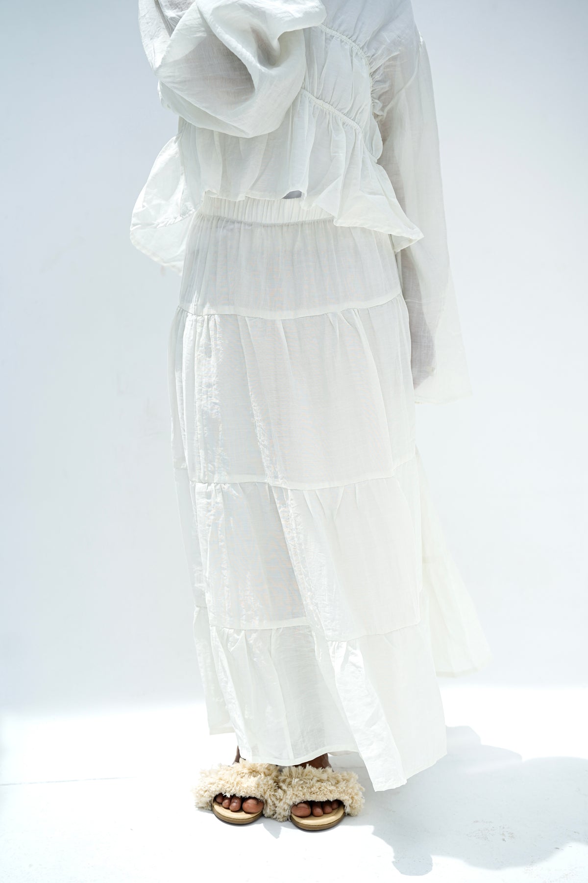 White Flowy Set