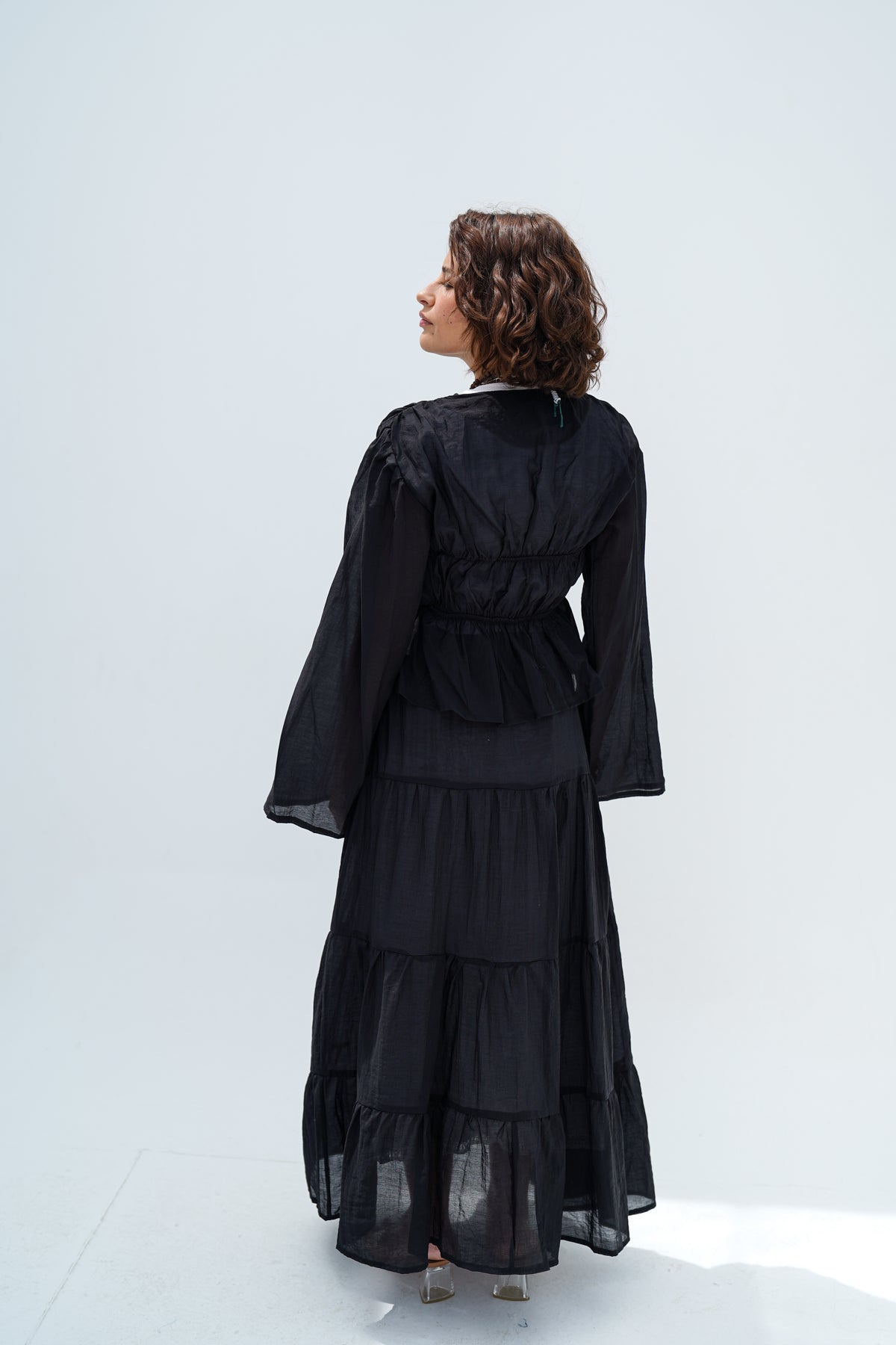 Black Flowy Set