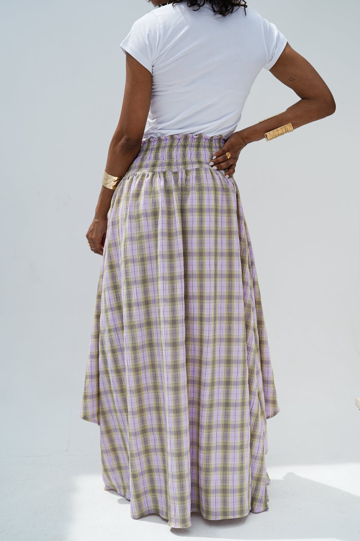 Checks  Skirt