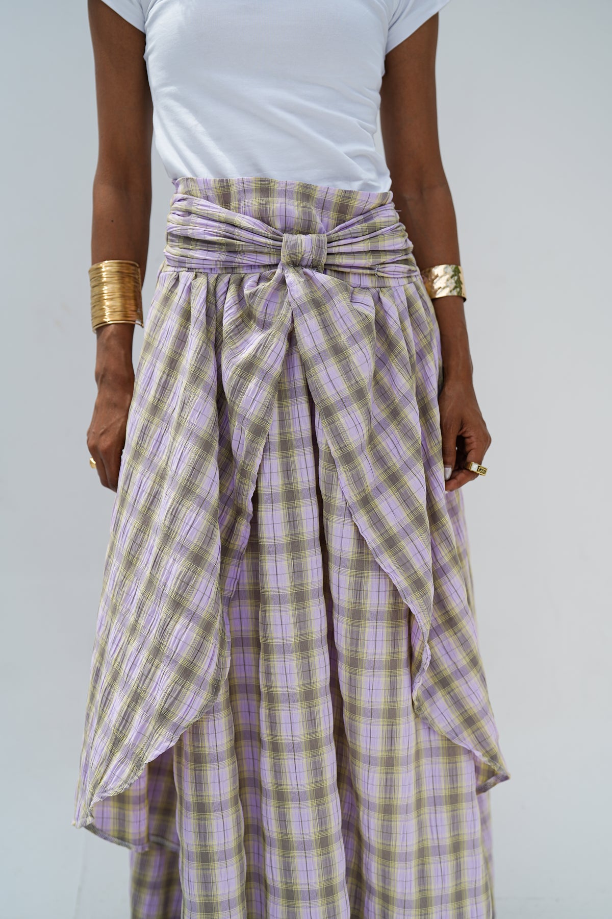 Checks  Skirt