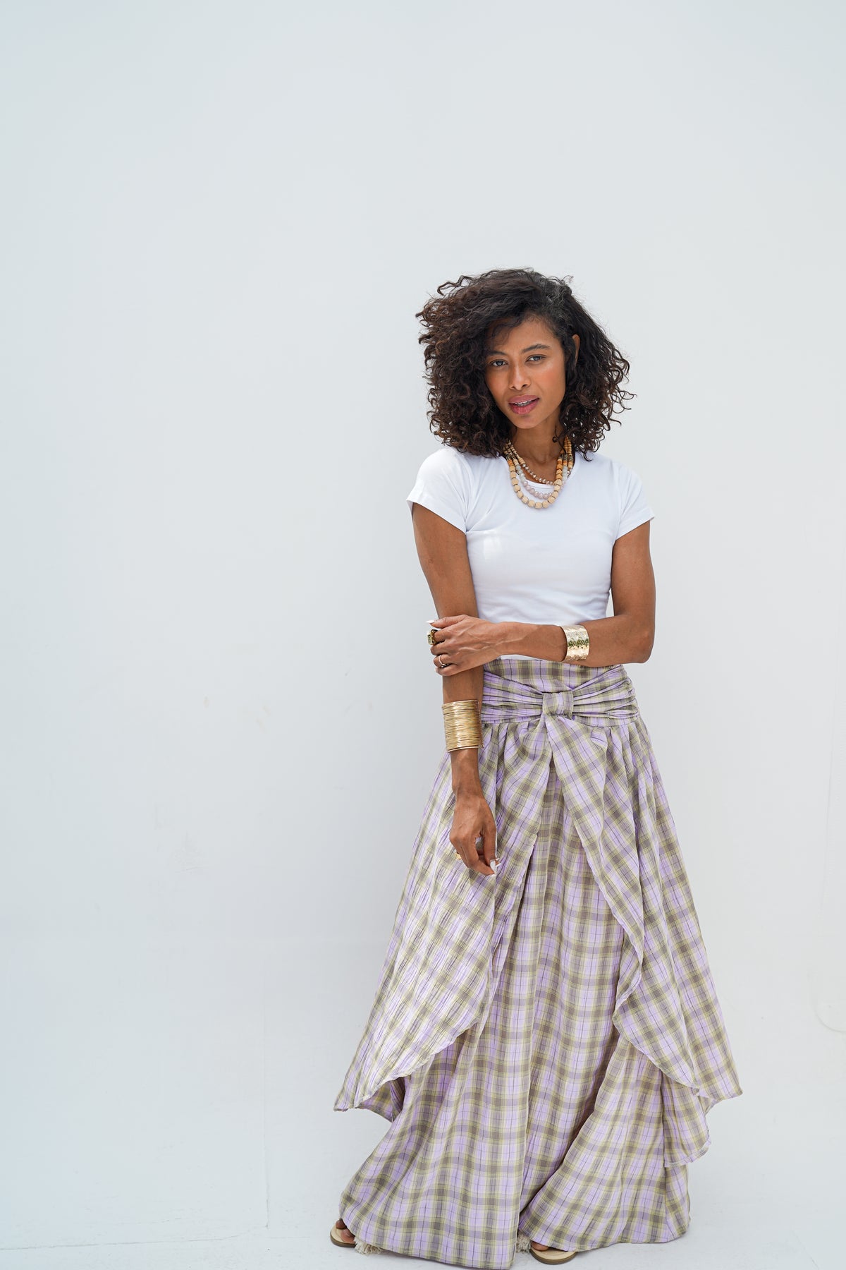 Checks  Skirt
