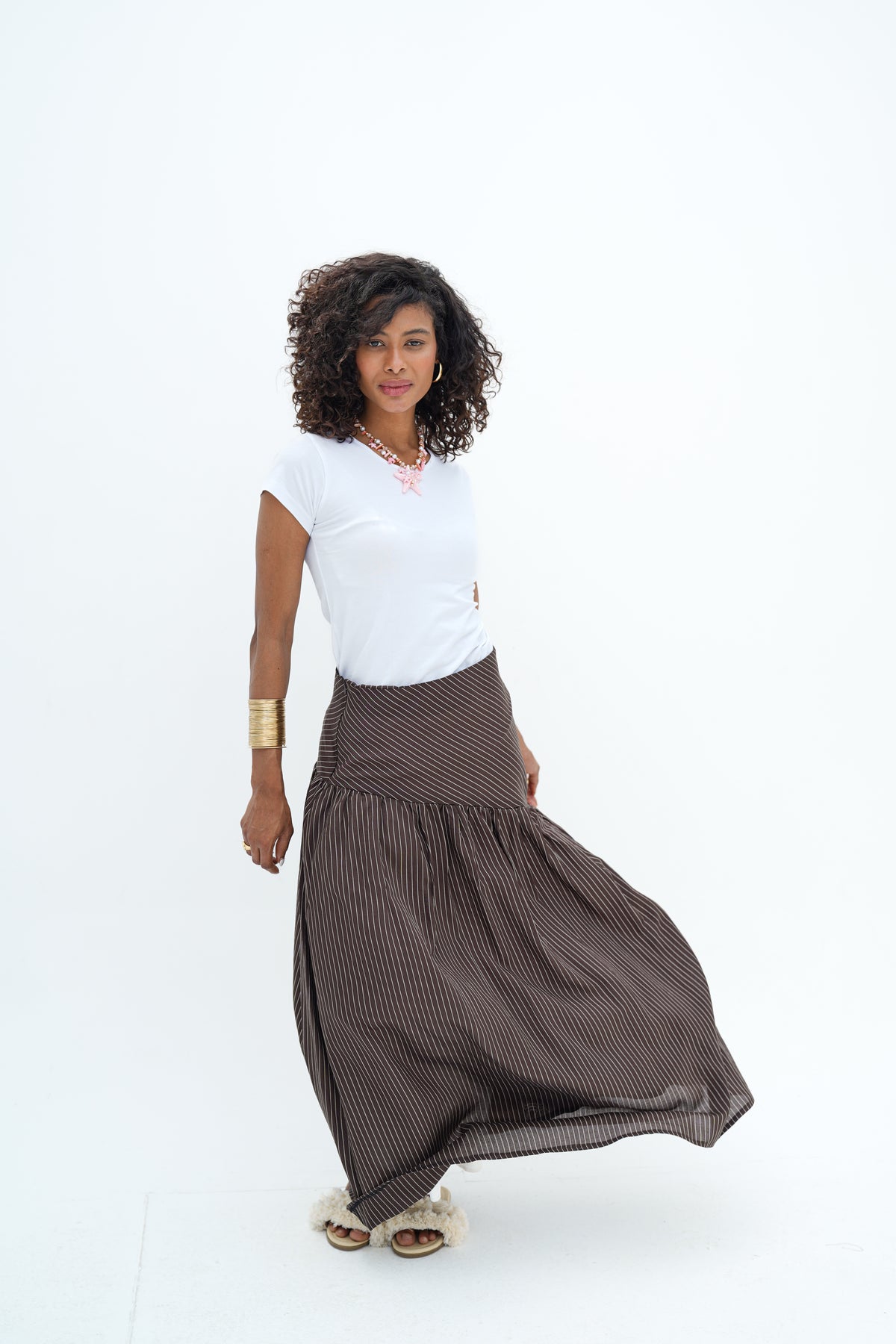 Samar Brown Skirt