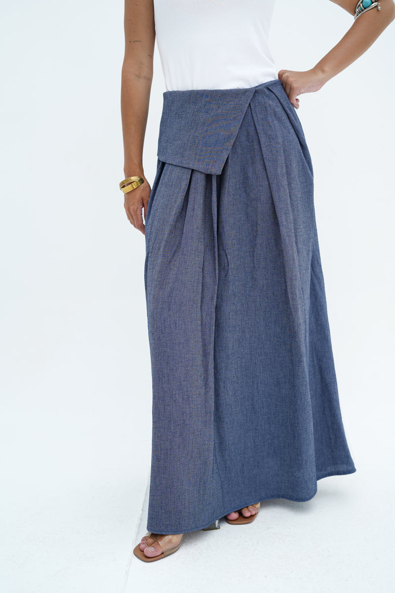 Blue Cap Skirt