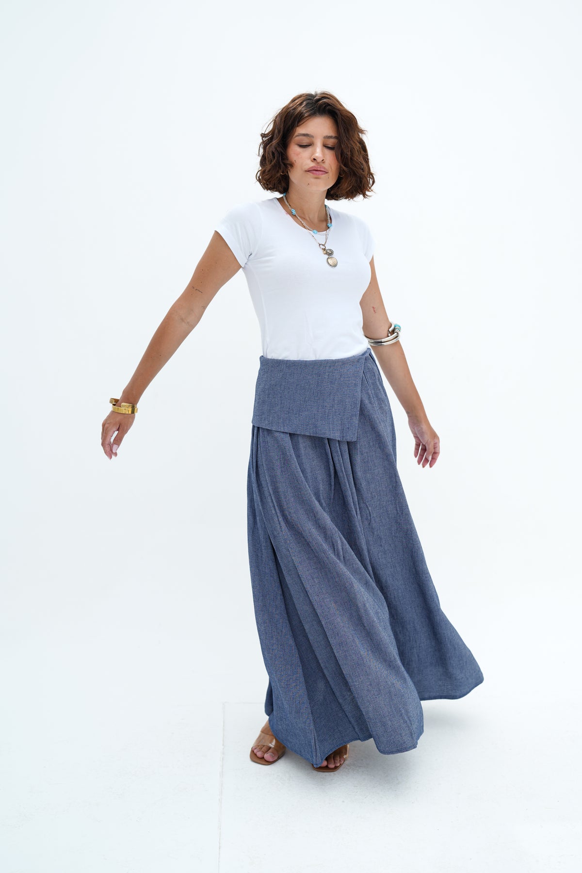 Blue Cap Skirt